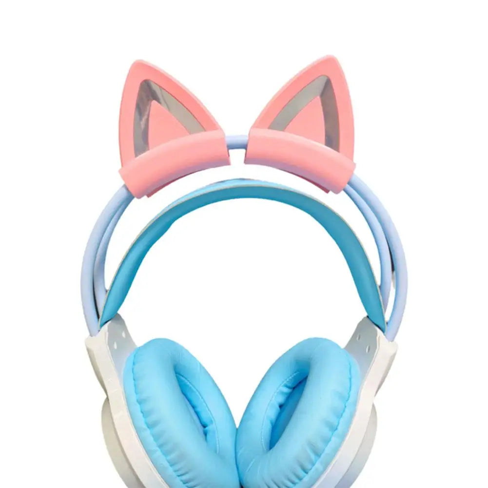 Headphones Accessories Cat Ear For Earphone Gaming Headsets Attachment Stereo Headset Decoration Lightweight Silicone Pendant