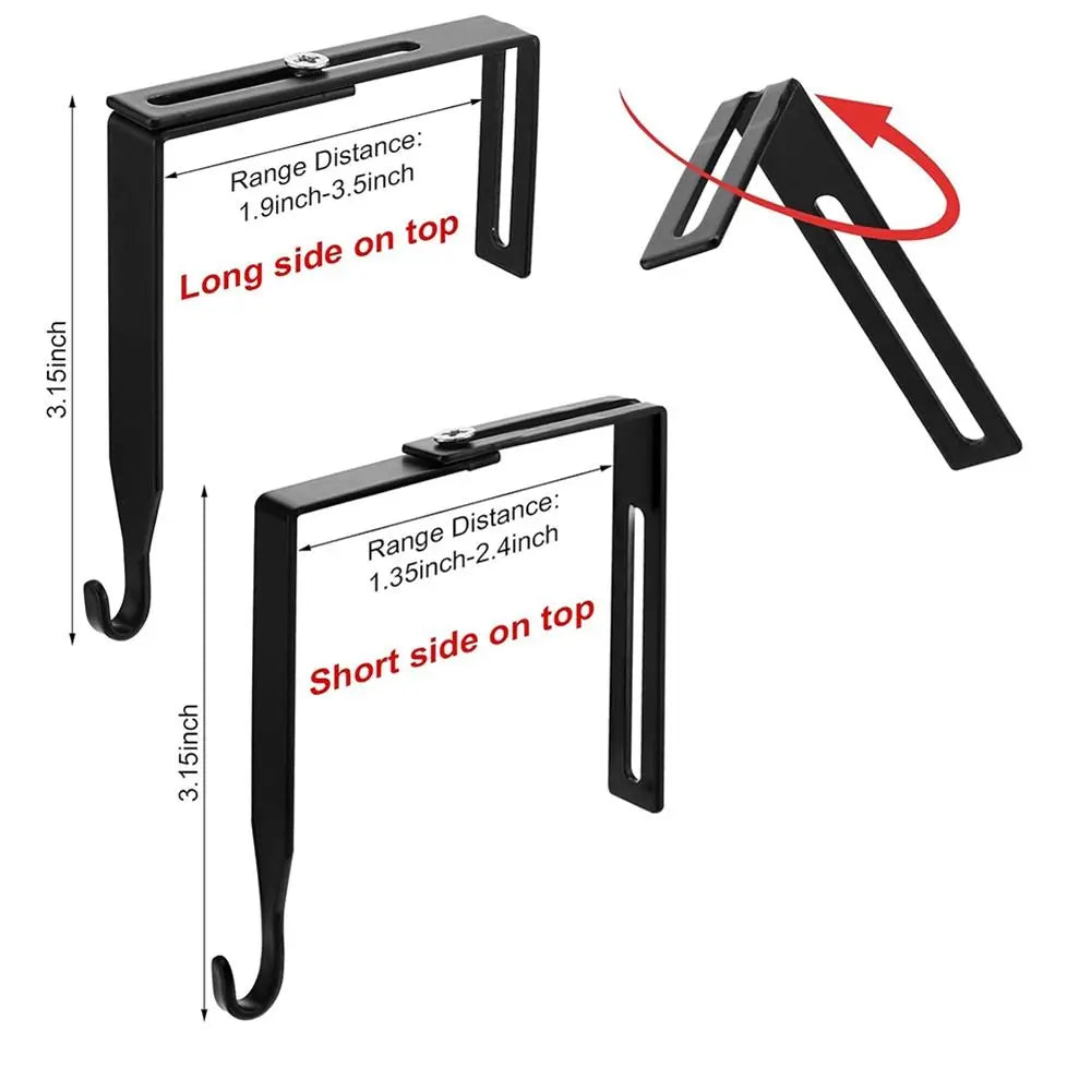 Accessories Adjustable Cubicle Hangers Stainless Steel Home Supplies Partition Hanger Universal Cubicle Hooks
