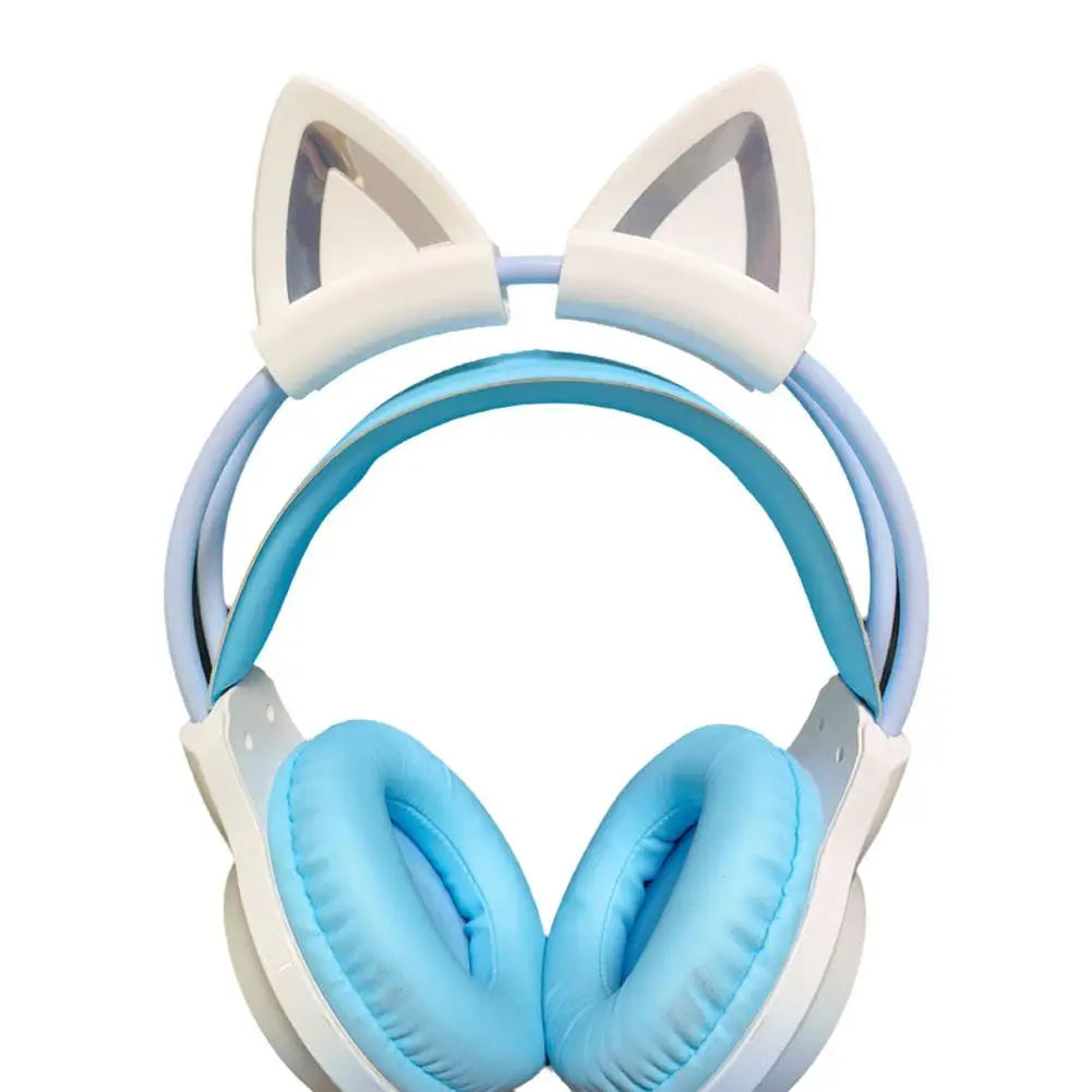 Headphones Accessories Cat Ear For Earphone Gaming Headsets Attachment Stereo Headset Decoration Lightweight Silicone Pendant